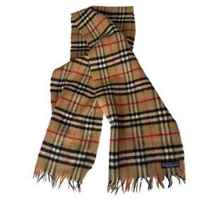 Authentic Rare Vintage Check Plaid Burberrys‎ Mini Scarf